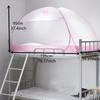 1M Student Dormitory Bunk Bed Free Install Yurt Mosquito Net Full Bottom Anti-fall Child Mosquito Net Summer Home Mosquito Net