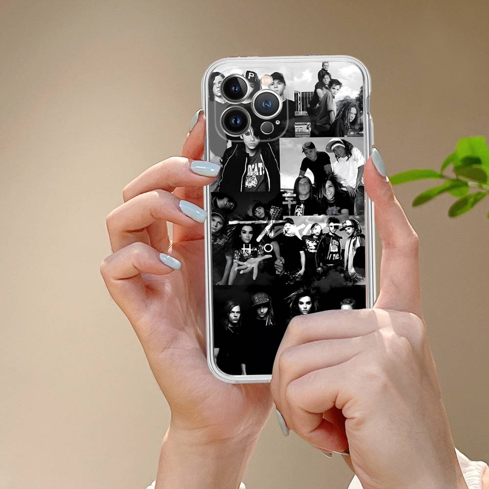 Tokio Hotel Band For IPhone 11 12 13 14 15 16 17 Pro Max Plus Air Transparent Clear Shockproof Case
