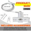 Emergency Garage Door Manual Release Lock Universal Compatibility Stainless Steel Construction No Drilling Required