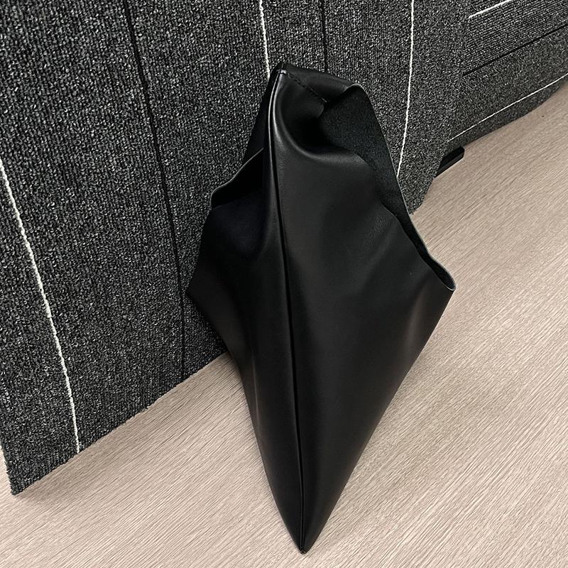 Yogodlns Vintage Solid Color PU Leather Large Capacity Hobo Shoulder Bags For Women Luxury Designer Shopping Tote Big Work Ladies Handbags