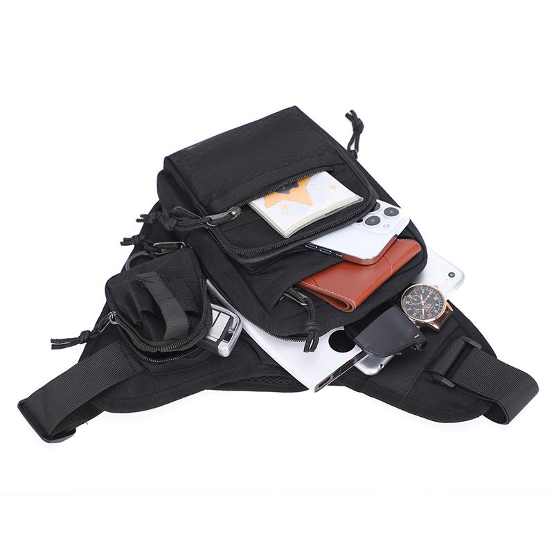 OutdoorTacticalChestPack Molle Waist Bag Fanny Pack for Men Hiking Climbing Cycling Fishing Camping Travel Sport Crossbody Pouch