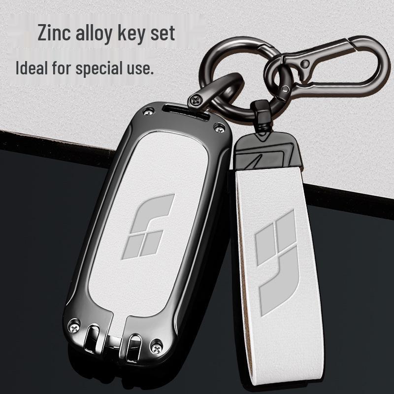 Compatible Ideal L7 Key Cover for 2023 Ideal One L8 Car, Protective Shell with Key Buckle for Men and Women