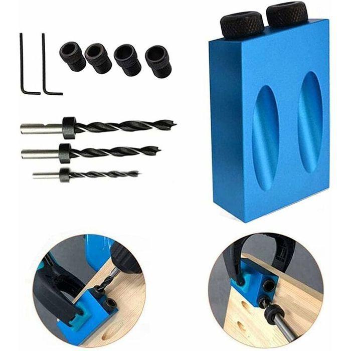 Angle Drilling Kit - PZCC - 15 Degrees - Aluminum - 6, 8, 10 Mm Bits - Template Included