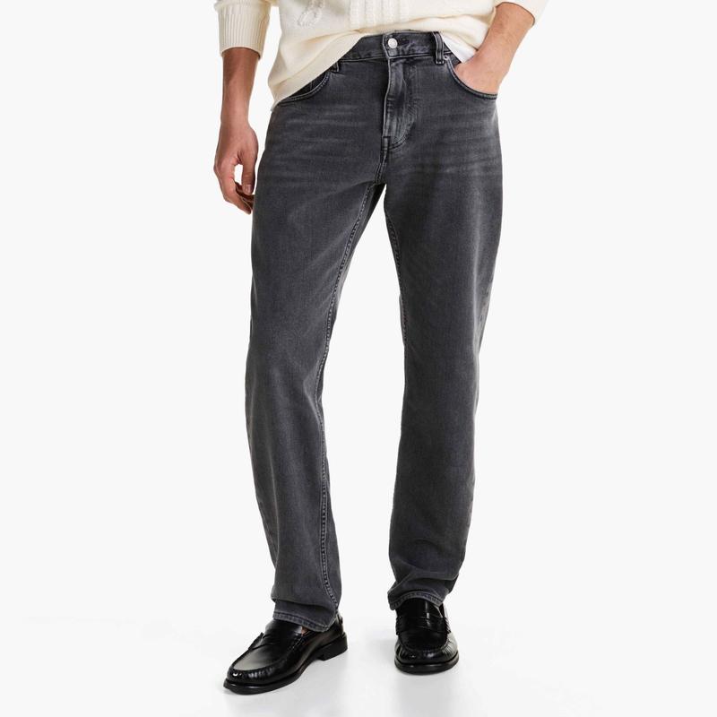 Tommy Hilfiger Jeans Men's Dark Gray 1B5 Moderate Tapered Pants MW0MW39202