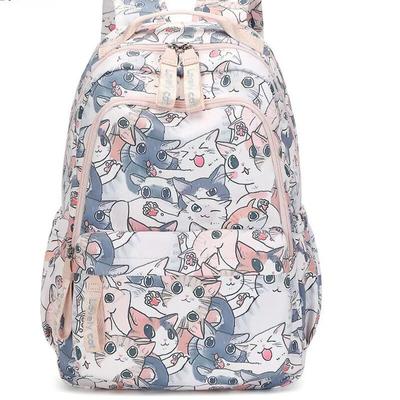 Süßer wasserabweisender Schulrucksack für Mädchen mit Katzenmotiv