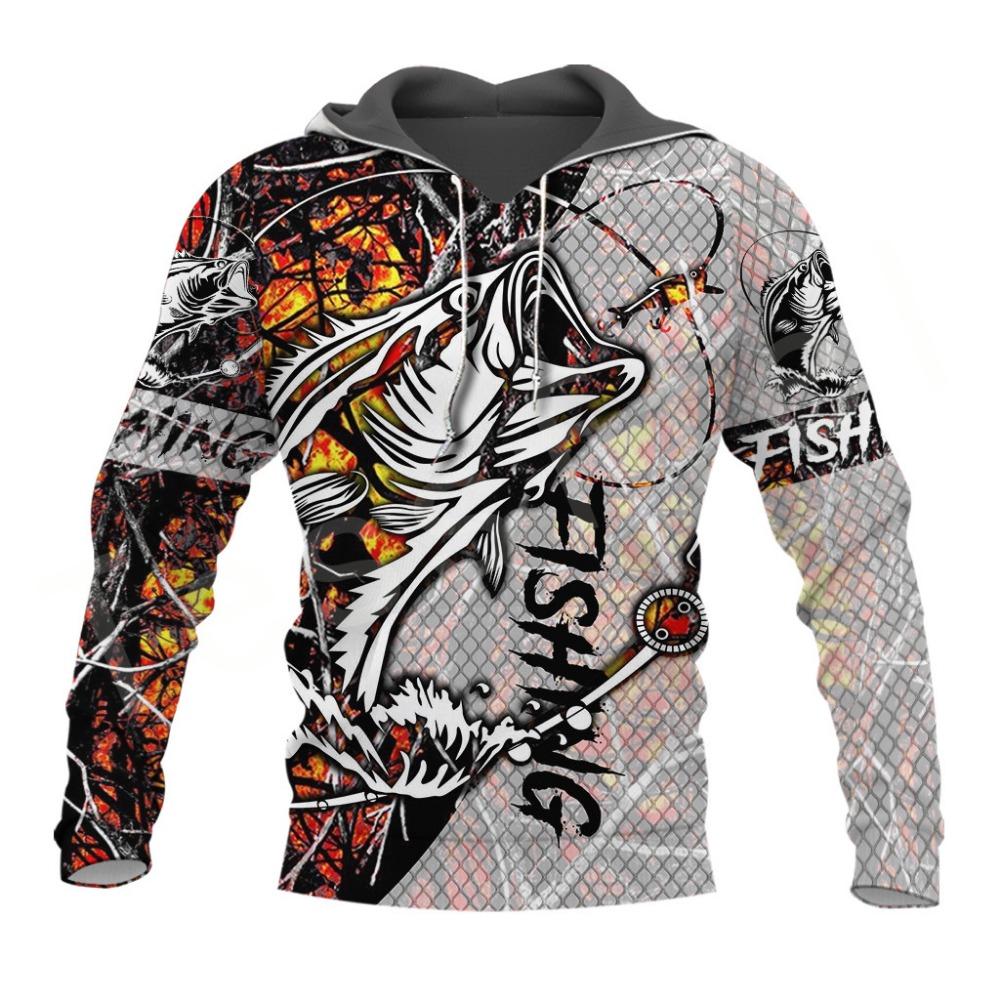 2023 Crap Fishing 3D Print Fashion Hoodie Men Women Harajuku Sweatshirt Pullover Casual Jacket Oversized Hooded