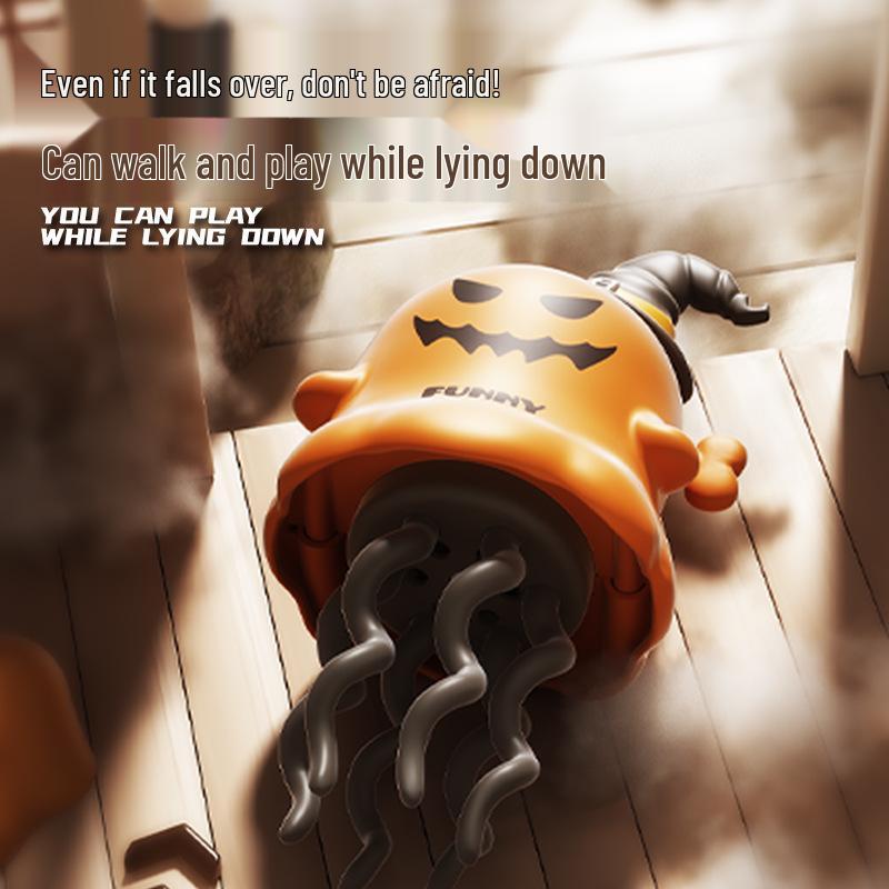 Halloweenský tančící duch a chobotnice kývající se hračka pro děti