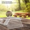 2pcs Clear Rubber Stamp Coloring Board Acrylic Decorative Mounting Blocks Acrylic Stamp Positioner Locating Clear Acrylic Pad