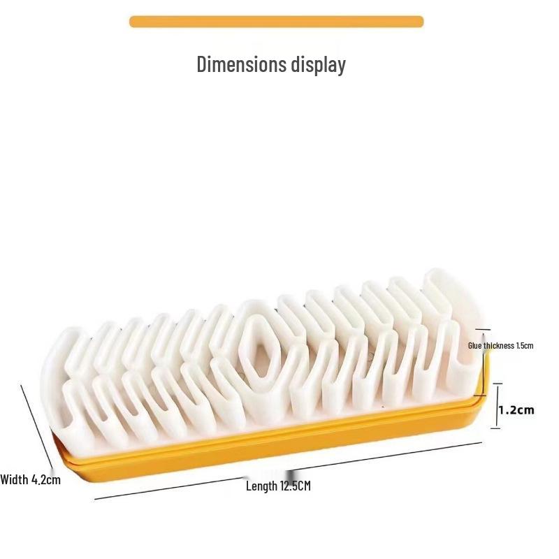 

Suede Shoe Brush for Stain Removal, Cleaning, and Fluffing - Soft Rubber Brush for Snow Boots and Leather Shoes