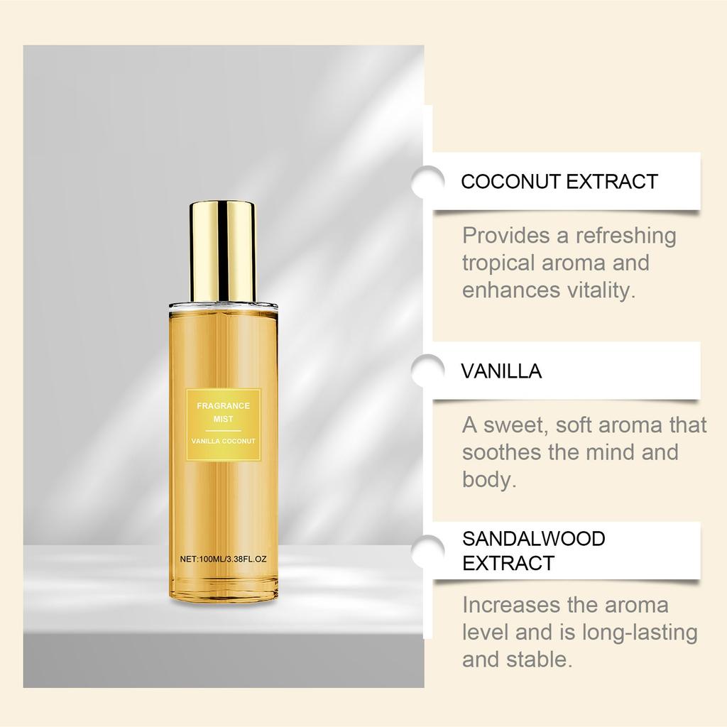 Spray Lasting Fresh Body Spray Flowers Fruity Refreshing Body100ml