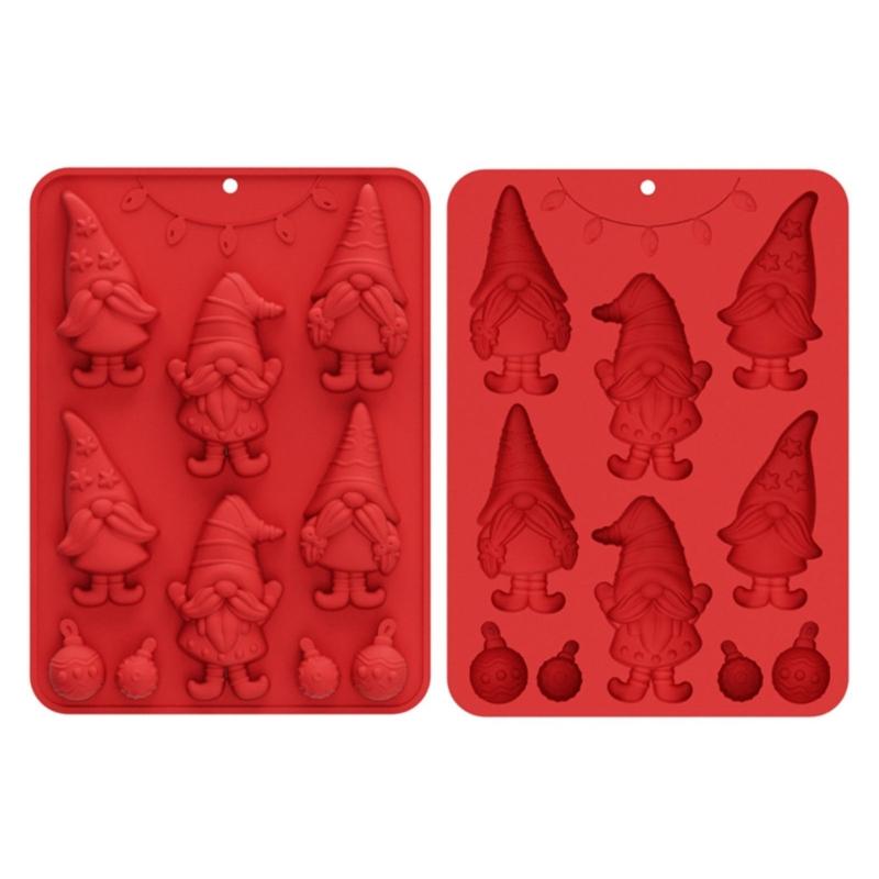 Silicone Baking Molds Nontoxic Materials For Cakes Chocolate Mousses Ice Creams With Easy Cleaning Design And Durable Structure