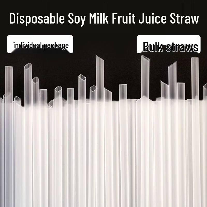 ZISIZ Disposable Plastic Straws