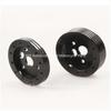 Steering Wheel Hub Adapter Conversion Spacer 6 Hole to 3 Hole Boss Kit 0.5" 1" Silver Black
