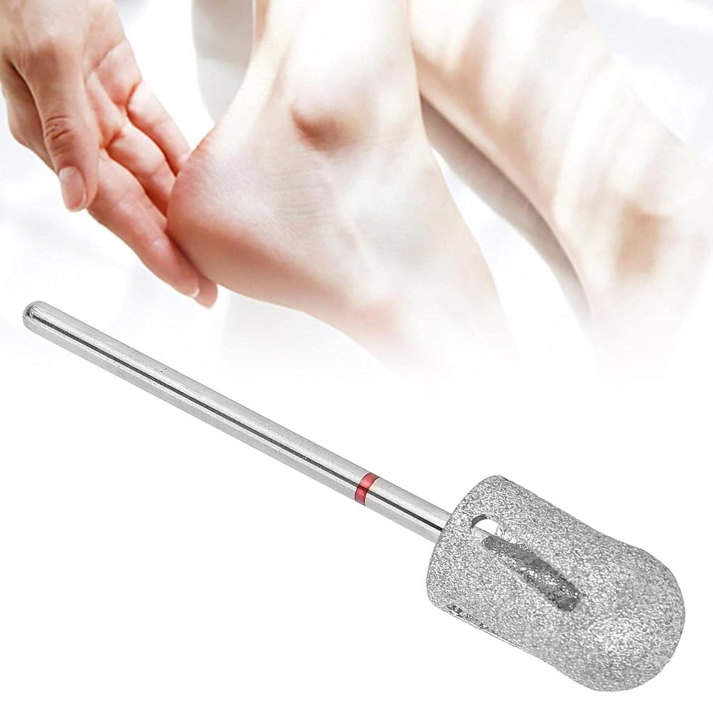 Pedicure Drill Bits for Feet,Pedicure Skin Bit,Pedicure Drill Bit Safety Enough to Use,Stainless Steel Pedicure Drill Bit for Foot Calluses,Foot Nail
