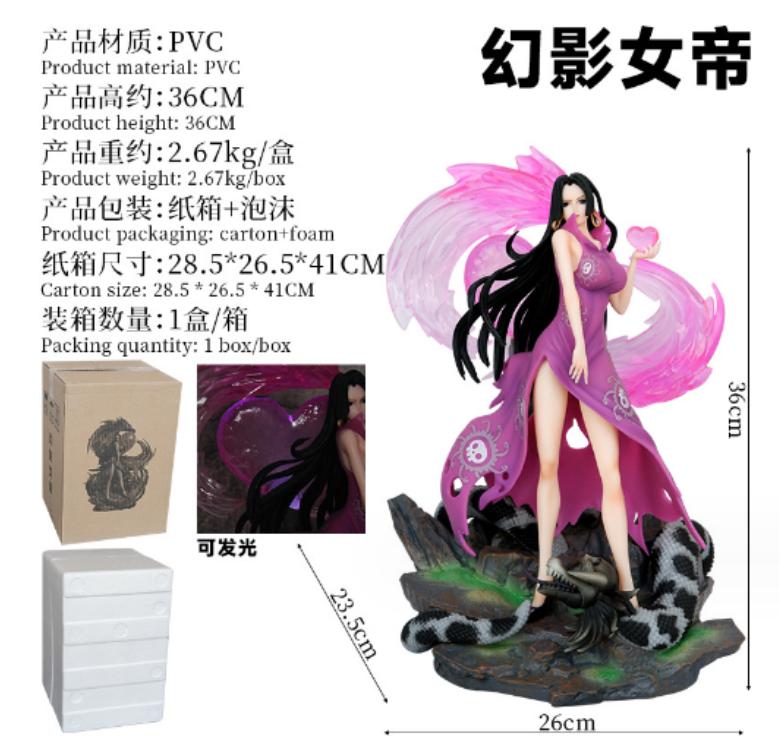 One Piece Han Cook Scene Gk Statue Dreamy Empress -36cm Anime Model Statue Ornament Handmade Wholesale