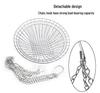 Wrought Iron Three-Tier Folding Fruit Storage Basket