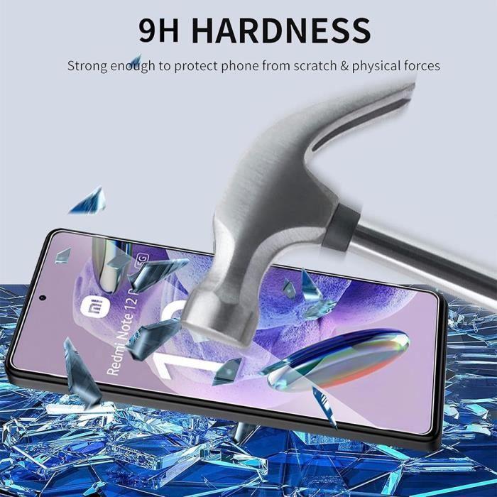 2 Tempered Glass Screen Protectors and 2 Rear Camera Lenses for Xiaomi Redmi Note 12 Pro+ 5G