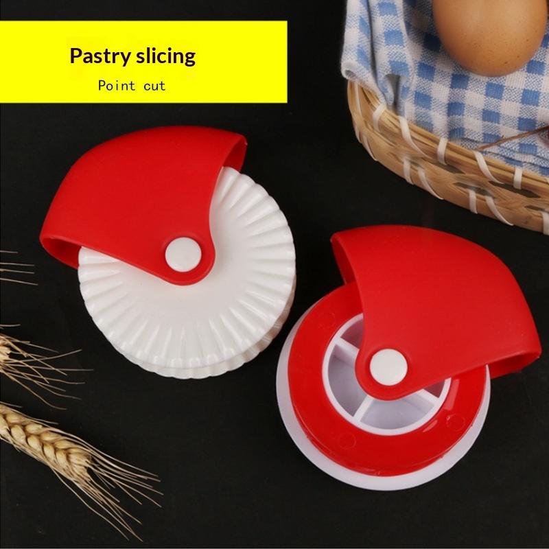 Baking Tools Pastry Cutting Wheel Pastry Edge Rolling Wheel Manual Pastry Cutter Roller Knife Creative Kitchen Gadgets