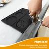 Espresso Tamping Mat, Silicone Non Slip Holder Pad Coffee Press Cushion Tool, Coffee Accessory Tamp Station Mat for Home, Cafe