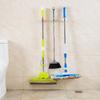 Traceless Wall-Mounted Mop and Broom Holder - Punch-Free Hanging Hook for Bathroom Storage