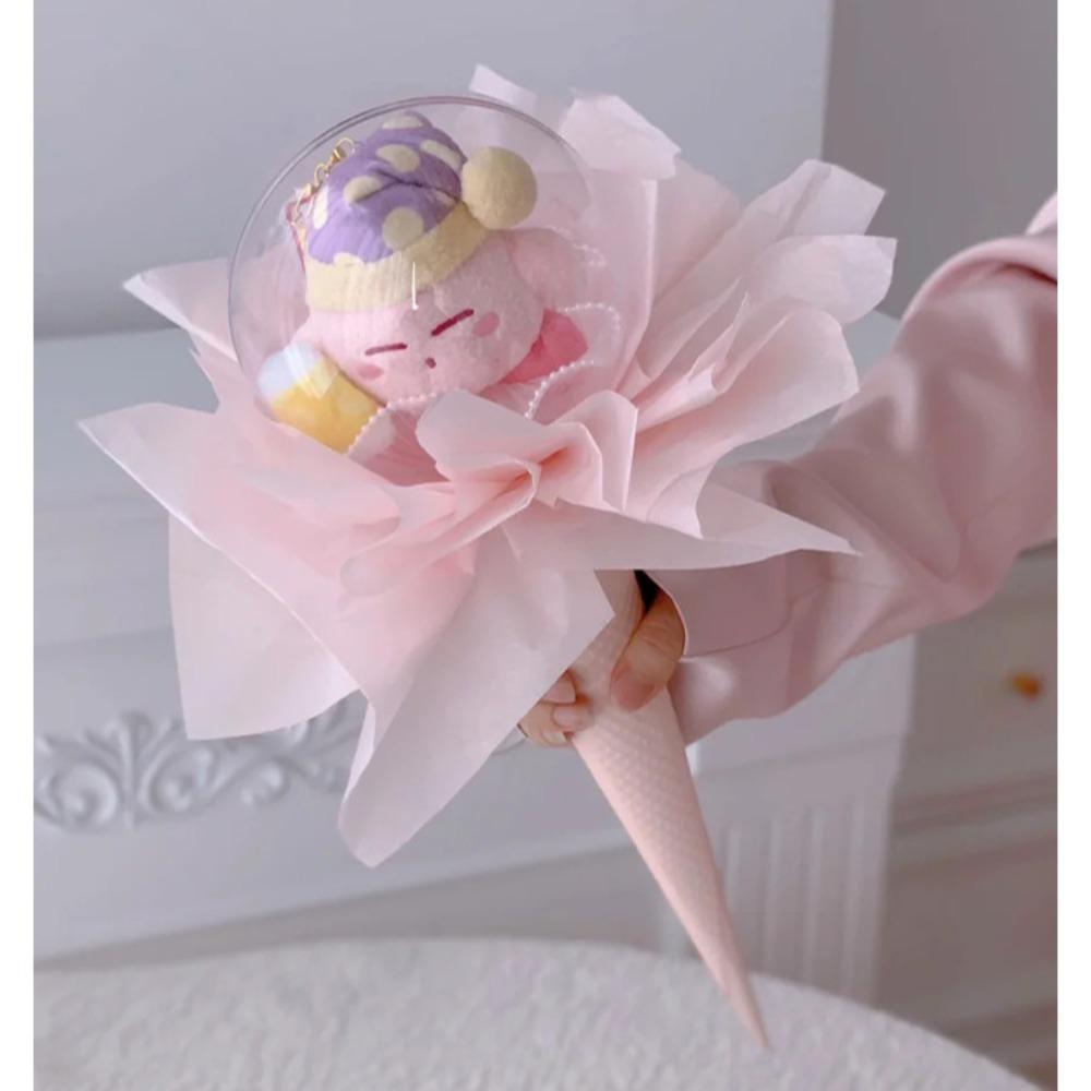 

Complex Material Fresh Flowers Packing Box Cone Shape Bouquet Boxes Wedding Party Decor