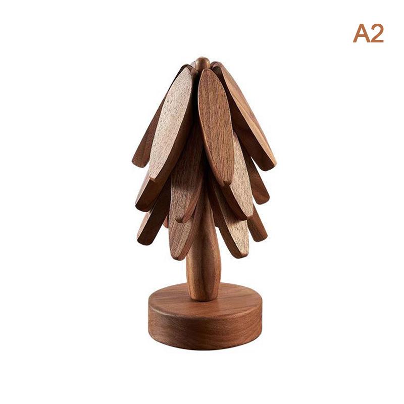 

Подставка под елку Деревянные подставки Декоративные антиожоговые термостойкие коврики для стола Подставка под тарелки Деревянные салфетки Декор для горшков с елкой