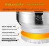 304 Stainless Steel Steamer: 1-Tier/2-Tier Thickened Pot, Single/Double-Layer, Induction-Compatible, Multi-Purpose for Steaming and Boiling.