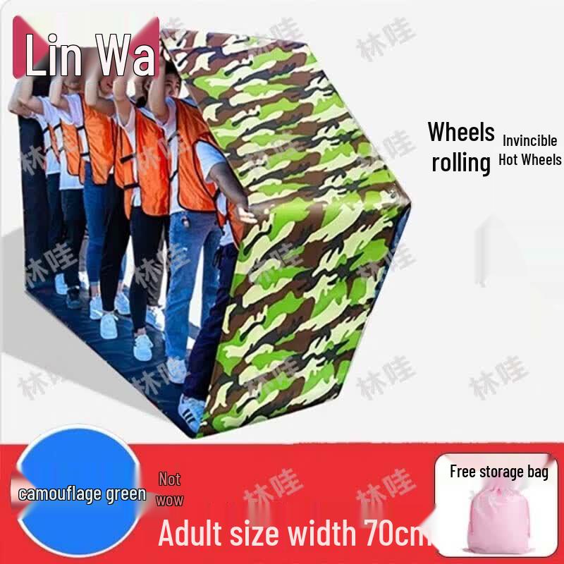 Giant Team Building Rolling Wheel Game