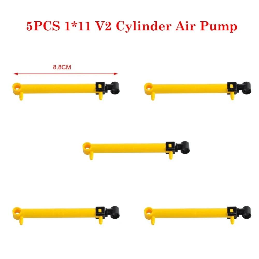 MOC Technical Hose Air Pump Tank Push Rod Putter Switch Piston Compatible With legoeds Pneumatic Parts 9641 42043 47225 61904