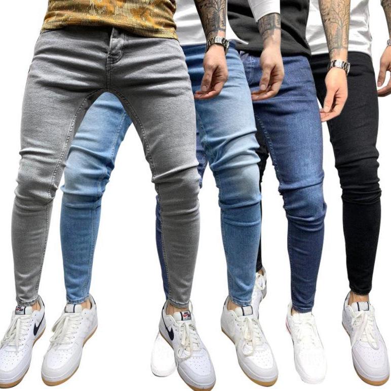 European and American Men's Stretch Skinny Jeans - Stylish Youth Tights