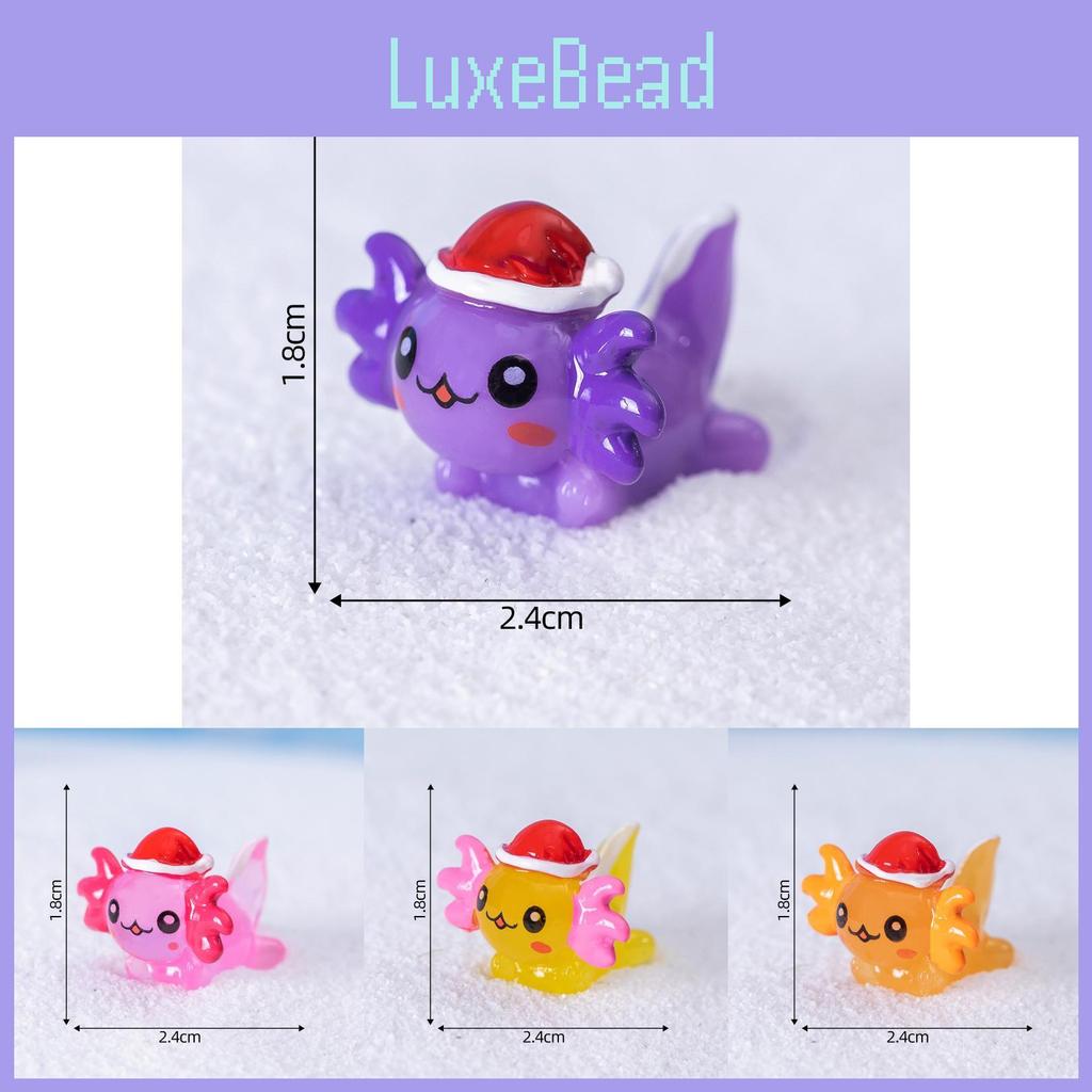 Christmas Resin Micro Landscape Decor Cute Hexagonal Dragon Crystal Snowball Miniature Ornament