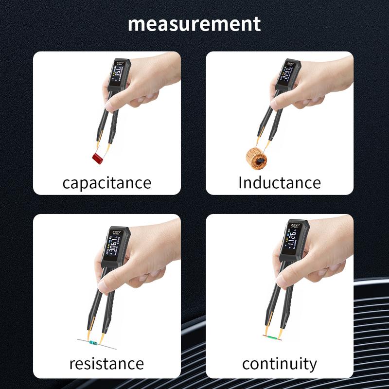 ZOYI ZT-MD1 LER Smart Tweezer LCR SMD ESR Tester Resistance Capacitance Inductance Continuity Diode Test Measurement Tools