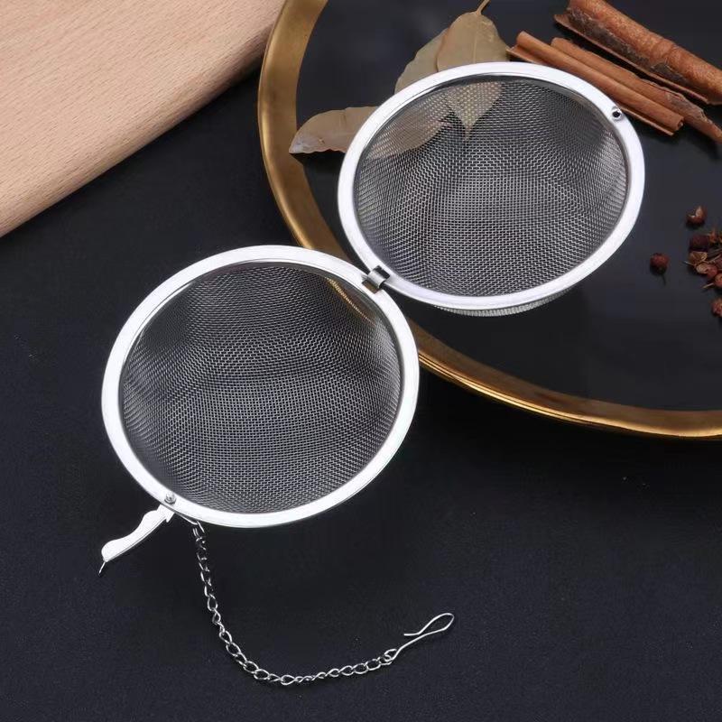 Stainless Steel Mesh Tea Infuser & Spice Strainer for Kitchen Use