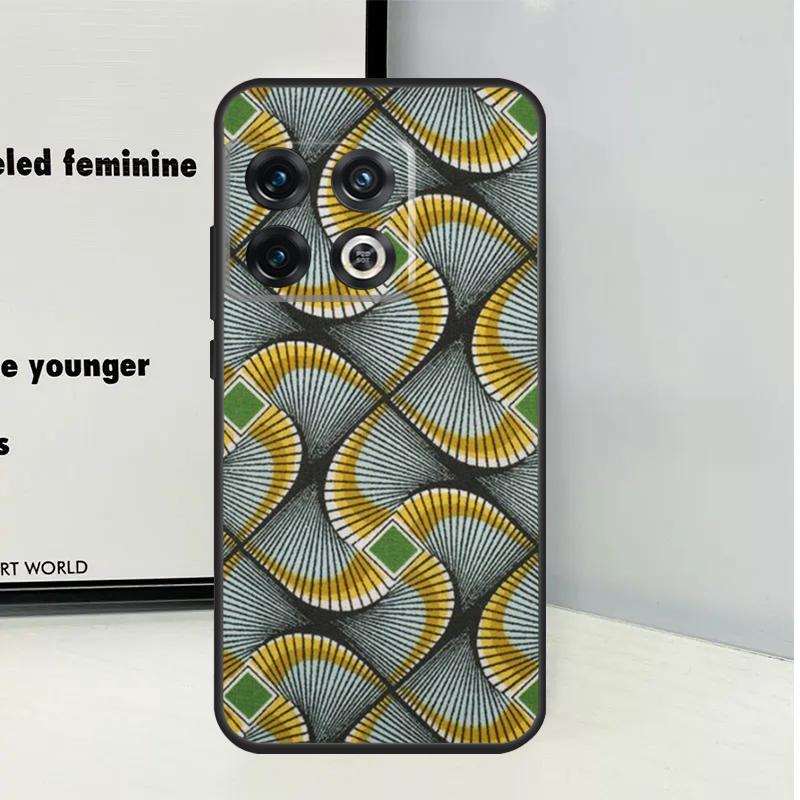 

African Wax Fabric For OnePlus Nord 5 CE 2 3 4 Lite N20 N30 Case For OnePlus 15 13 12 11 10T 13T 10R 12R 13R 15R OnePlus 15R
