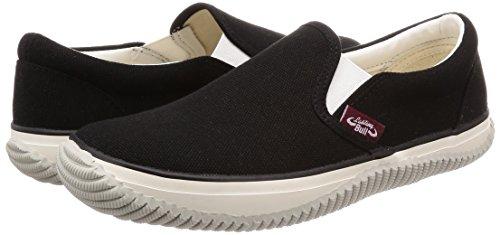 Fukuyama Rubber Men's Lasting Bull Casual Work Shoes, Black, Size 25cm, 3E