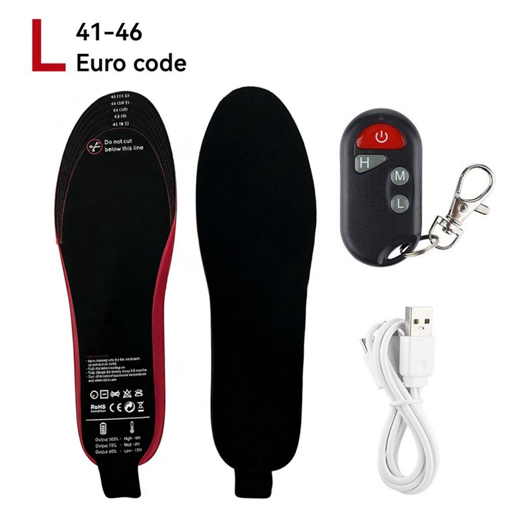 Winter Electric Heated Insoles USB Heating Insoles Foot Warmer Thermal Shoes Sock Pad Heated Insoles Full Foot Fever Unisex
