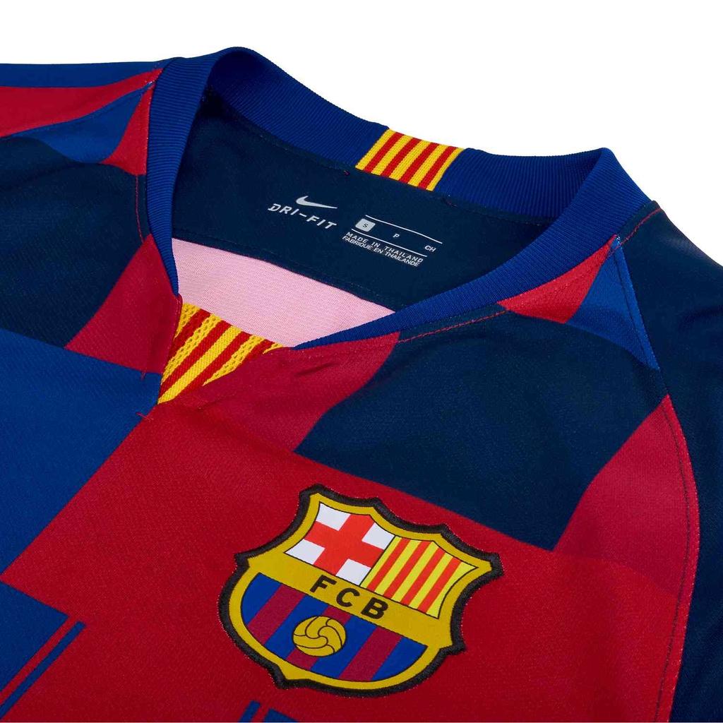 Nike Maglia da calcio FC Barcelona 20° Anniversario Stadio di Casa 'Rosso Blu' Uomo 943025-456