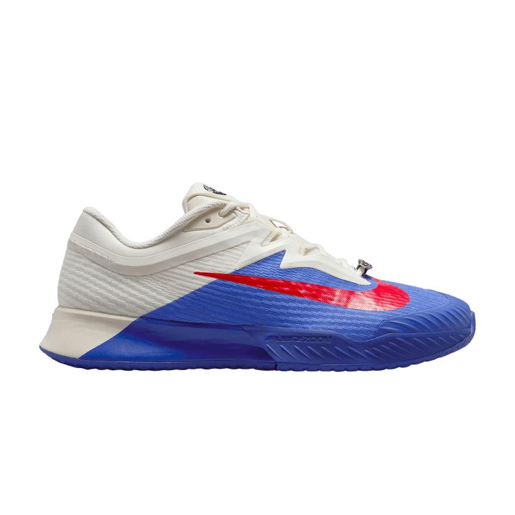 

Nike Court Air Zoom Vapor Pro 3 Premium HC Deep Night Light Crimson Мужские кроссовки Синий Бледно-слоновая кость Металлик-серебристый HJ6774-500 43