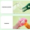 2Pieces MultiFunctional Cup Scrubber Brush Long Handle Dish Cup Brush for Feeding Bottle Mug Cup Cleaning Kitchen Tool