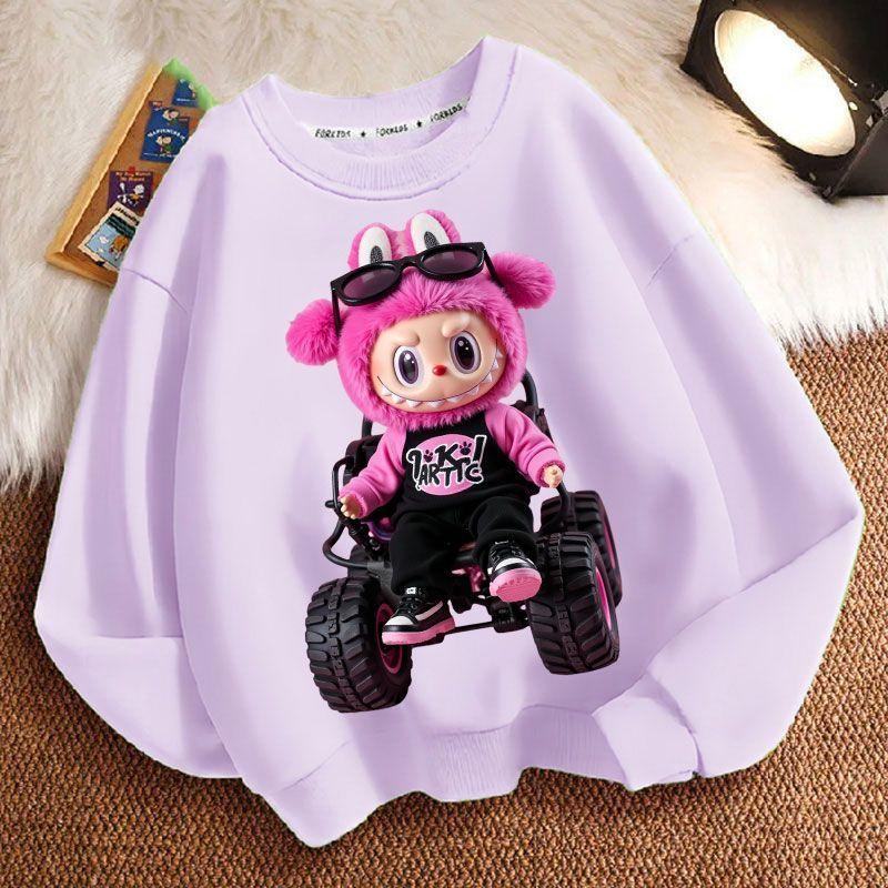 

Children s Fashionable and Cute Hoodies, Round-neck Long-sleeved Casual Hoodies for Boys and Girls In Spring and Autumn 140