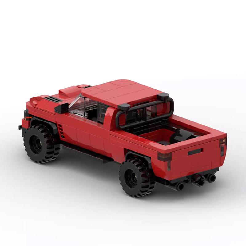 Car Compatible Building Blocks MOC-158848 Road Riding Ram 1500TRX Truck Insert Building Block Model Male