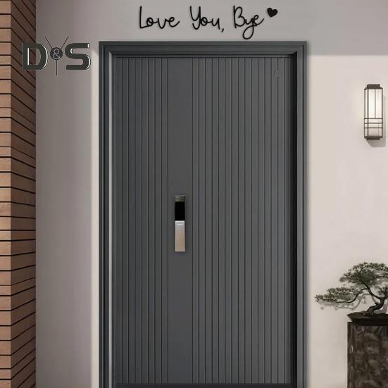 Väggkonst Träskylt Älskar dig Hejdå Skriptskylt Ovanför Dörr Entrédekor Skylt för Hemingång Vägg Alla hjärtans dagsdekoration