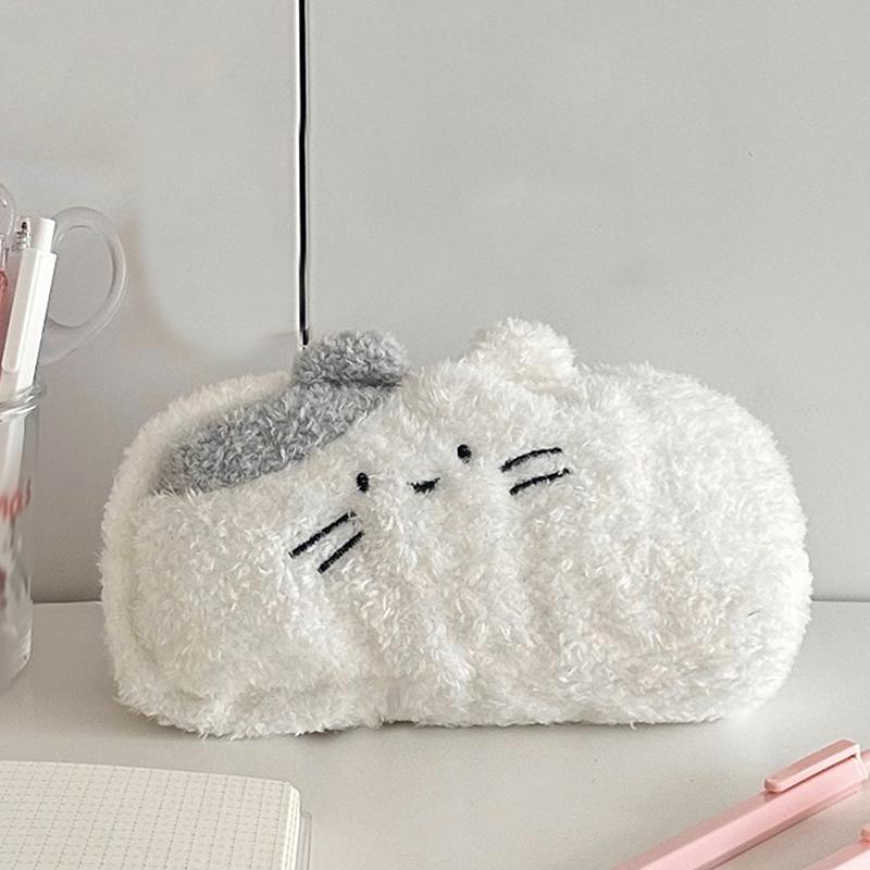 

Оригинальная плюшевая сумка для ручек Милая Инс Многофункциональная Большая вместимость Сумка для хранения Студенческая сумка для канцелярских принадлежностей Сумка для карандашей Школа