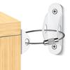 2/4 Sets Anti-Tip Furniture Fixing Strap Heavy Duty Baby Proofing Prevent Falling Furniture Strap Cabinet Bookcase Dresser Wall Securing Earthquake
