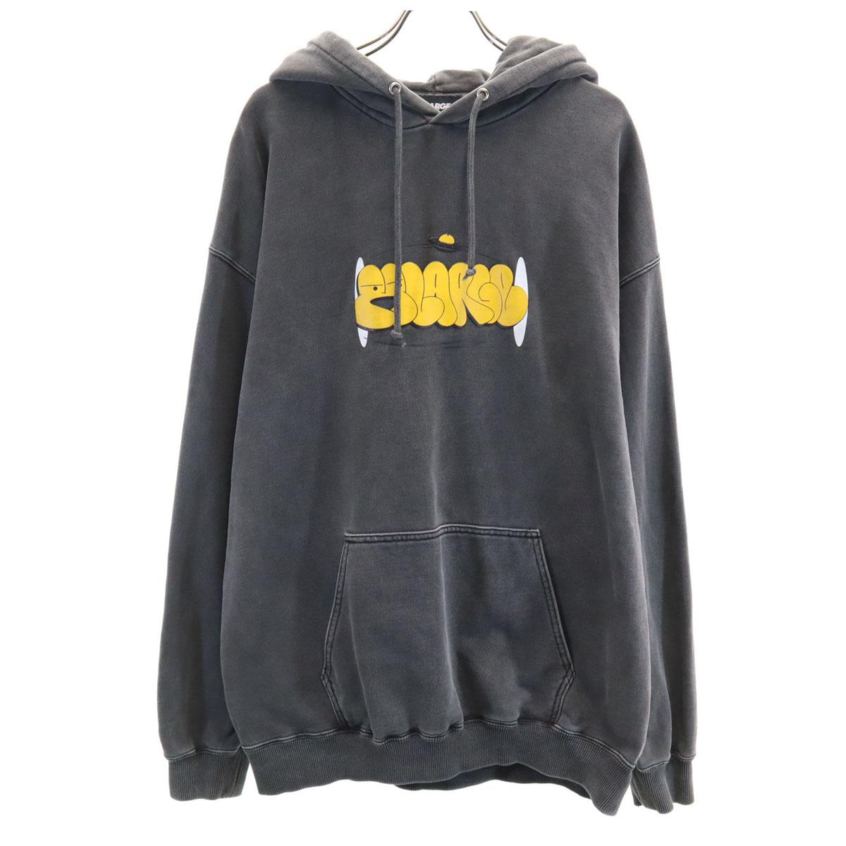 

XLARGE Long sleeve Sweatshirts M gray Graffiti Pigment Pullover Men s Used