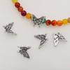 10PCS Silver Butterfly Accessories DIY- Necklace Pendant, Bracelet Bead Decoration, Party Jewelry Decoration Gift