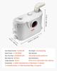 Macerator Pump 500W 29 GPM Flow 26 Ft Head Lift for Toilet Basement Sink