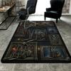 Forklifts Gothic Frames Pattern Rug Floor Mat for Living Room or Bedroom Soft and Comfortable Carpet a Gift for Birthday and Holiday.