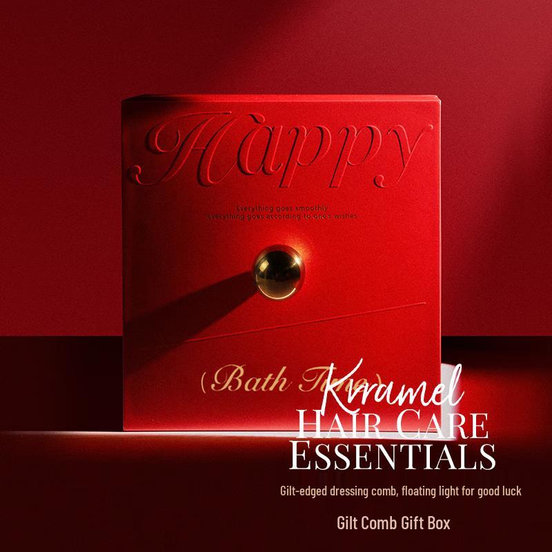 KRRAMEL Boar Bristle Hair Comb Gift Set Medium