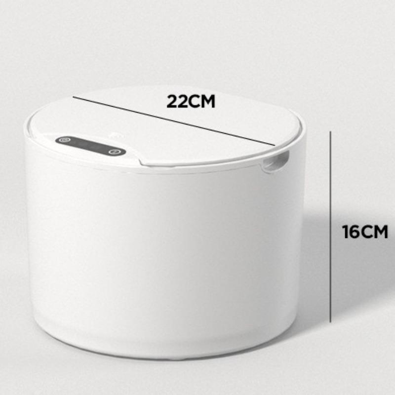 Automatic Sensor Desktop Trash Can Smart Car Trash Bin Electric Luxury Mini Litter Bins Portable Plastic Office Dustbin with Lid